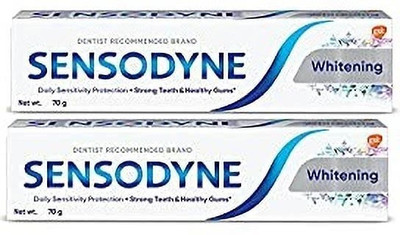 SENSODYNE Toothpaste Whitening, 70 gm PAK OF 2 Toothpaste(140 g, Pack of 2)