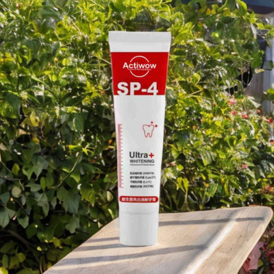 ACTIWOW SP4 Whitening Toothpaste for Deep Whitening and Breath Freshness Toothpaste(40 g)