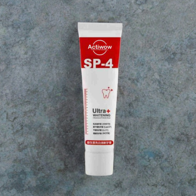 ACTIWOW SP4 Teeth Whitening Paste for Whitening Power and Fresh Minty Breath Toothpaste(40 g)