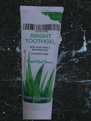 Vestige Bright Toothgel Fluoride-Free Aloe Vera Gel with Bee Propolis Toothpaste(130 g)