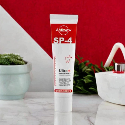 ACTIWOW SP4 Ultra Whitening Toothpaste for Stain-Free Teeth and Minty Fresh Breath Toothpaste(40 g)