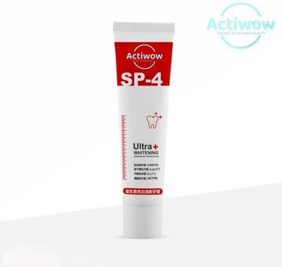 ACTIWOW SP 4 Ultra Whitening Toothpaste with Activated Charcoal Toothpaste(40 g)