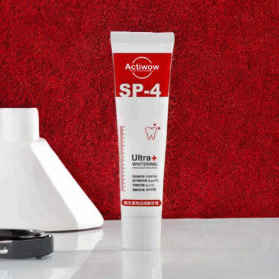 ACTIWOW SP4 Ultra Whitening Paste for Teeth Whitening and Healthy Gums Mint Flavor Toothpaste(40 g)
