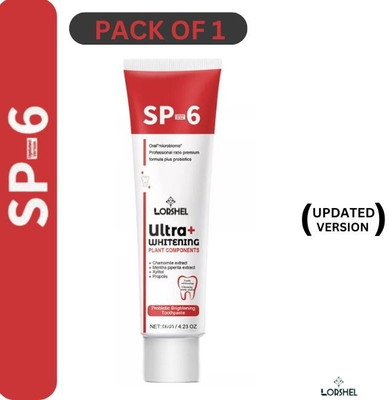 LORSHEL sp 6 toothpaste updated of sp 4 ultraa toothpaste Teeth with Hydrogen Peroxide Toothpaste(30 g)
