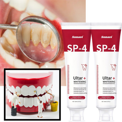 Sonavi Toothpaste for Deep Teeth Cleaning Plaque Removal Toothpaste(120 ml, Pack of 2)