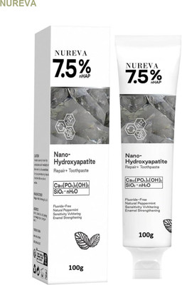 nureva Hydroxyapatite Toothpaste for Fluoride-Free Enamel Repair Toothpaste(100 g)