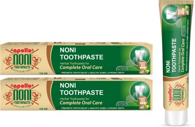 Apollo Noni With Aloevera Herbal Complete Oral Care Toothpaste(300 g, Pack of 2)