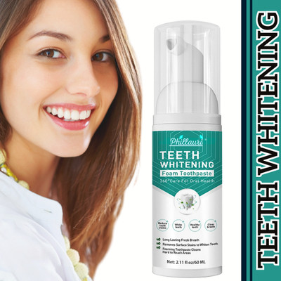 Phillauri Teeth Form-Removes Stains Whitening Bright Teeth-Teeth Whitening Kit Toothpaste(60 ml)