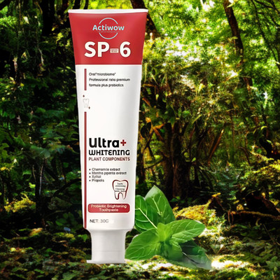 ACTIWOW SP 6 Whitening Toothpaste with Sensitive Teeth Relief Toothpaste(40 g)