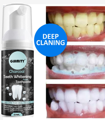 GLAMITY Teeth Whitening Mousse Foam Toothpaste Toothpaste(50 ml)