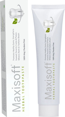 Maxisoft Herbal Toothpaste 100 gm| Paraben Free | Complete protection Toothpaste(100)
