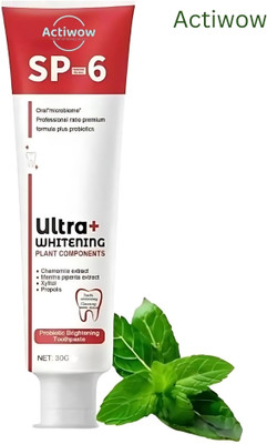 ACTIWOW SP6 Ultra Whitening Toothpaste for Total Oral Care Toothpaste(40 g)