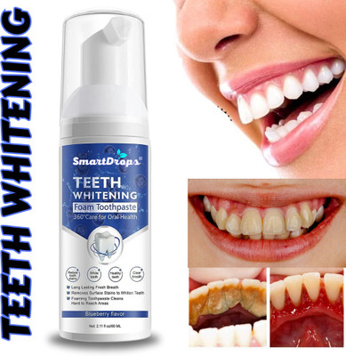 smartdrops Toothpaste For Brighten Your Smile With Every Brush Teeth Whitening Toothpaste(60 ml)