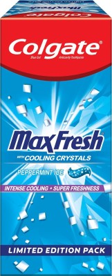 Colgate MaxFresh Blue Gel Toothpaste – 150g x 2 & Plax Peppermint Mouthwash – 500ml Toothpaste  (3)