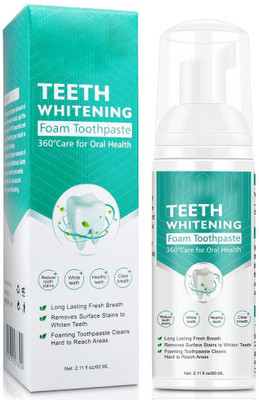 DAONPHARI 60ml Whitening Foam Toothpaste Tooth Mousse 360-Degree Care for Oral Health Toothpaste(60 ml)
