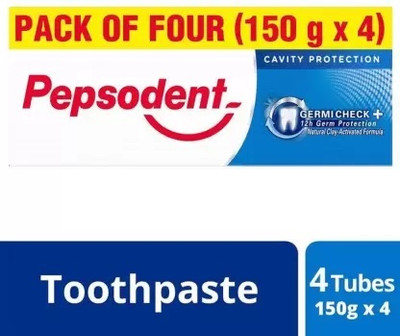 PEPSODENT GERMI CHECK + Toothpaste Toothpaste(150 g, Pack of 4)