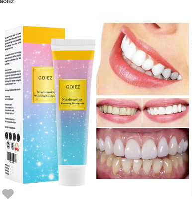 GOIEZ Whitening Toothpaste 100gm Niacinamide Mint Fresh Toothpaste(100 g)