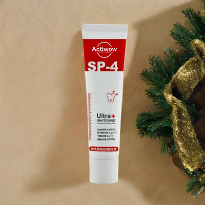 ACTIWOW SP4 Ultra Brightening Toothpaste, Maximum Stain Removal Toothpaste(40 g)