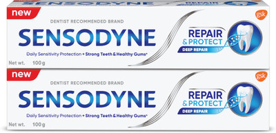SENSODYNE Toothpaste Repair & Protect, tooth paste for deep repair of sensitive teeth Toothpaste(200 g, Pack of 2)