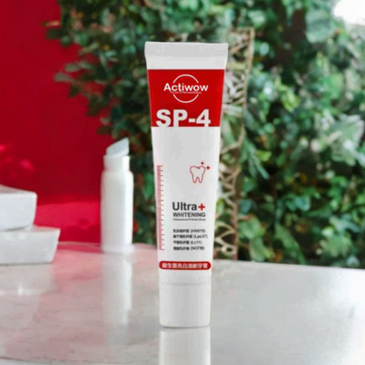 ACTIWOW SP4 Ultra Whitening Toothpaste for Whitening, Fresh Breath, Minty Flavor Toothpaste(40 g)
