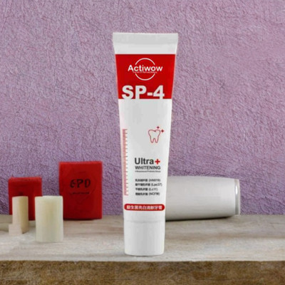 ACTIWOW SP4 Ultra Whitening Toothpaste for Healthy Teeth and Fresh Mint Breath Toothpaste(40 g)