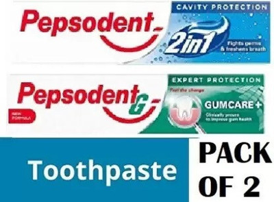 PEPSODENT 2IN1 TOOTHPASTE + GUMCARE+ Toothpaste(141 g, Pack of 2)