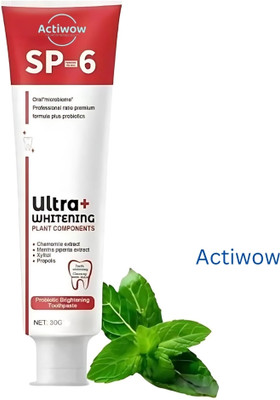 ACTIWOW SP6 Ultra Whitening Toothpaste for Sensitive Gums Toothpaste(40 g)