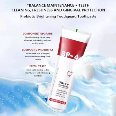 SWELLEDON SP-4 Ultra Whitening Toothpaste - 30g | Plaque Removal & Enamel Care Toothpaste(30 g)