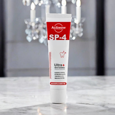 ACTIWOW SP-4 Ultra Whitening Charcoal Toothpaste with Natural Enamel Protection Toothpaste(40 g)