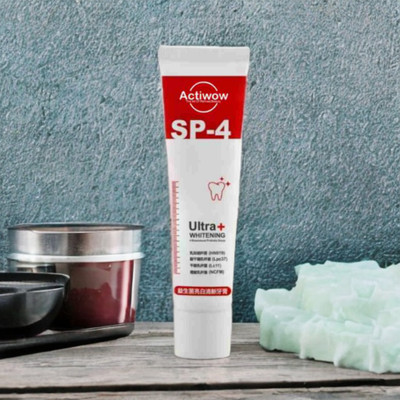 ACTIWOW SP4 Whitening Toothpaste for Sensitive Teeth with Refreshing Mint Flavor Toothpaste(40 g)