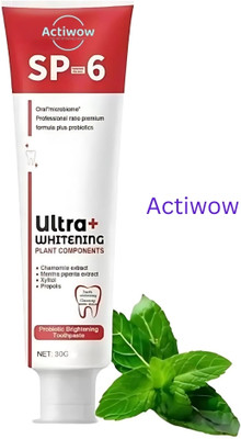 ACTIWOW SP6 Ultra Whitening Toothpaste for Total Teeth Care & Freshness Toothpaste(40 g)