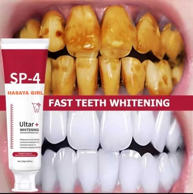 hghasayagirl SP 4 Ultra Sp 4 Ultra whitening teeth and kill gums Toothpaste Toothpaste Toothpaste(30 g)