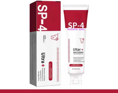 hghasayagirl SP 4 Ultra whitening toothpaste ultra for Stain Removal and Enamel Protection Toothpaste(30 g)