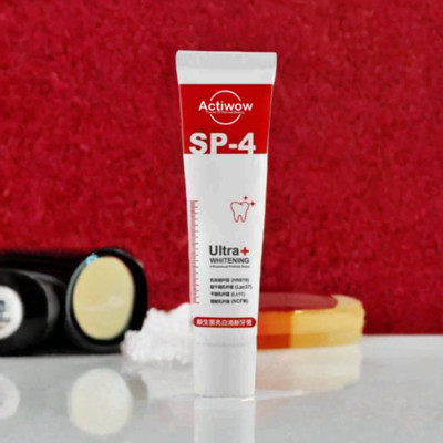 ACTIWOW SP4 Whitening Toothpaste for Whitening and Long-Lasting Fresh Breath Toothpaste(40 g)