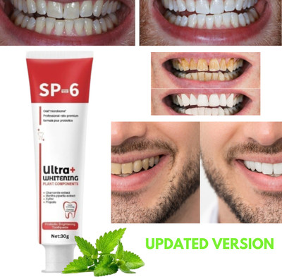 SIYDHA Sp 6 Toothpaste Ultra Whitening Probiotic - Protects Enamel & Whitens 30g Toothpaste(30 g)