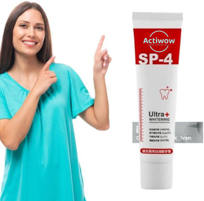 ACTIWOW SP 4 Ultra Bamboo Charcoal Whitening Toothpaste Toothpaste(40 g)