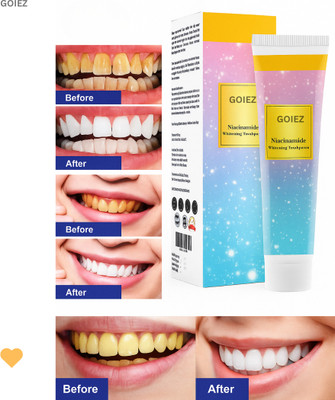 GOIEZ Niacinamide Toothpaste 100gm For Plaque Free Teeth Toothpaste(100 g)
