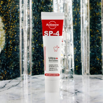 ACTIWOW SP-4 Charcoal Whitening Toothpaste with Coconut Oil & Enamel Care Toothpaste(40 g)