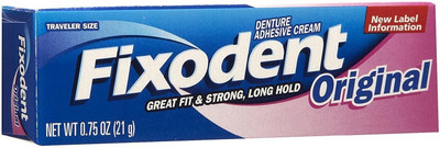Fixodent Denture Adhesive Cream Original Strong And Hold Toothpaste(21 g)