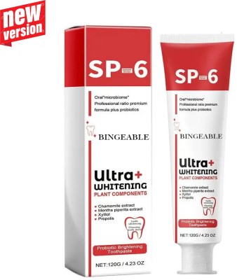 Kenkoderm SP6 Ultra White Toothpaste DentistApproved Whitening, 30g Toothpaste(30 g)