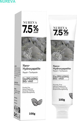 nureva Hydroxyapatite Toothpaste for Instant Enamel Repair & Whitening Toothpaste(100 g)