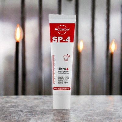 ACTIWOW SP4 Ultra Toothpaste, Deep Cleaning Whitening Formula Toothpaste(40 g)
