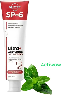 ACTIWOW SP6 Ultra Whitening Toothpaste for Brighter Smile A01 Toothpaste(40 g)