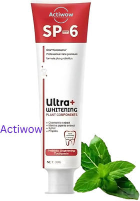 ACTIWOW SP6 Whitening Toothpaste for Whitening & Enamel Care A01 Toothpaste(40 g)