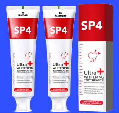 hghasayagirl SP 4 old is gold Good Tooth Paste Review: Whitening Update of SP 4 Ultra Toothpaste(60 g, Pack of 2)