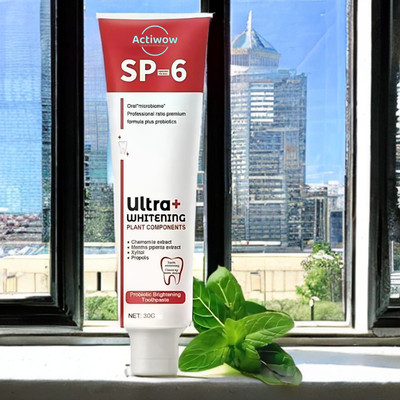 ACTIWOW SP 6 Whitening Toothpaste with Activated Charcoal for Whitening Toothpaste(40 g)
