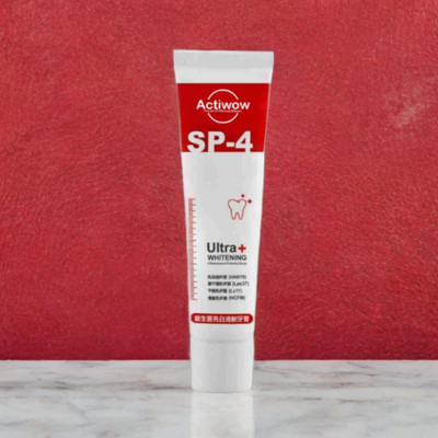 ACTIWOW SP4 Ultra Whitening Toothpaste for Whitening Power and Fresh Minty Breath Toothpaste(40 g)