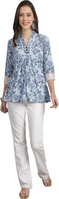 Rajnandini Casual Printed Women Multicolor Top