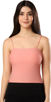 Paavki Casual Solid Women Orange Top