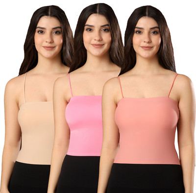 Paavki Casual Solid Women Beige, Pink, Orange Top
